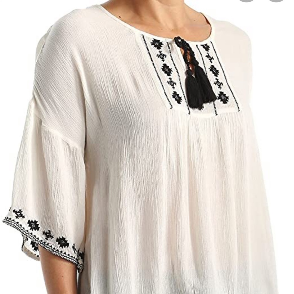 ⭐️HP⭐️ Pj Salvage Tribal Travels Top - Picture 3 of 8